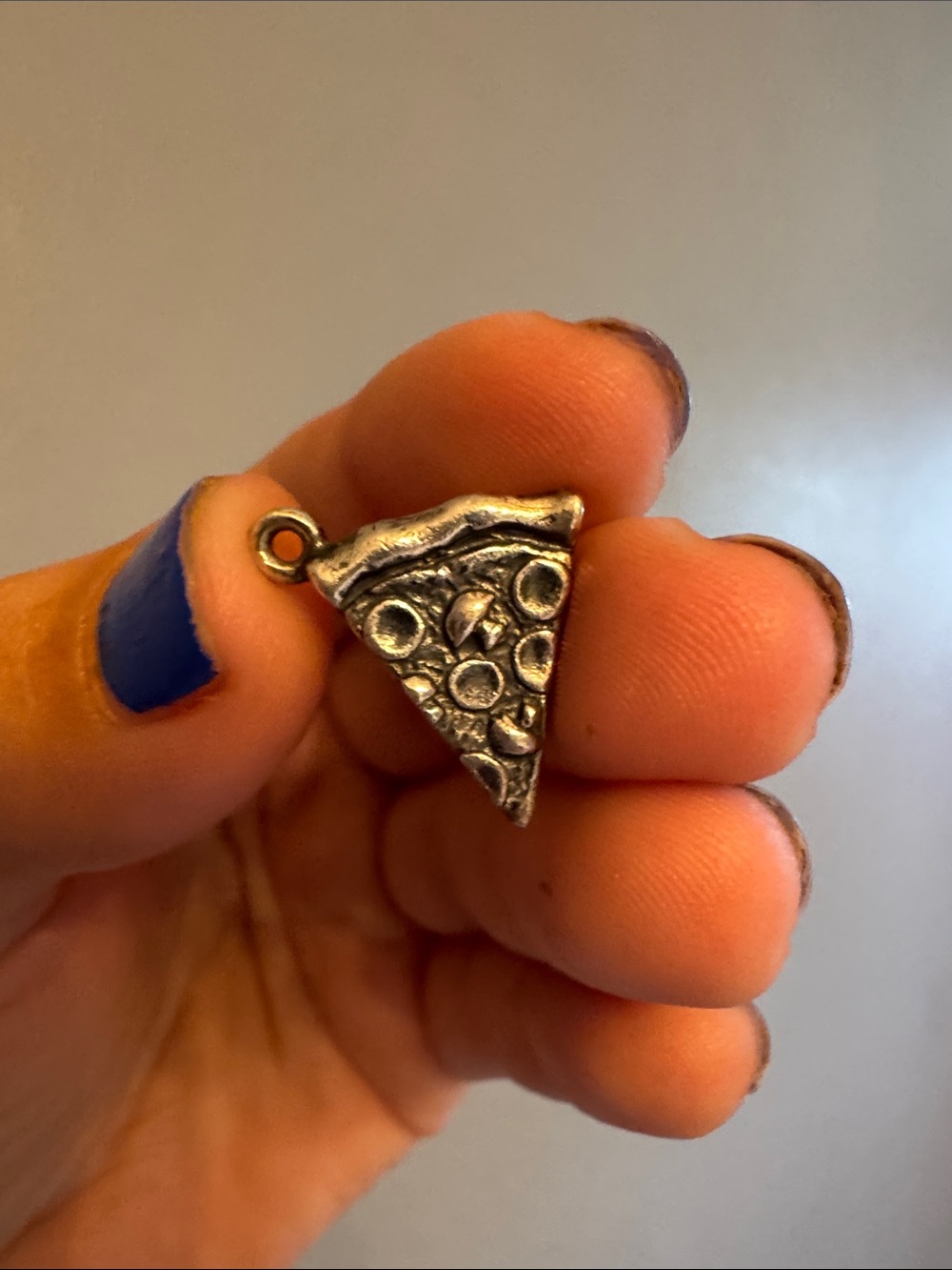 James Avery Silver Pizza Slice Charm Pendant